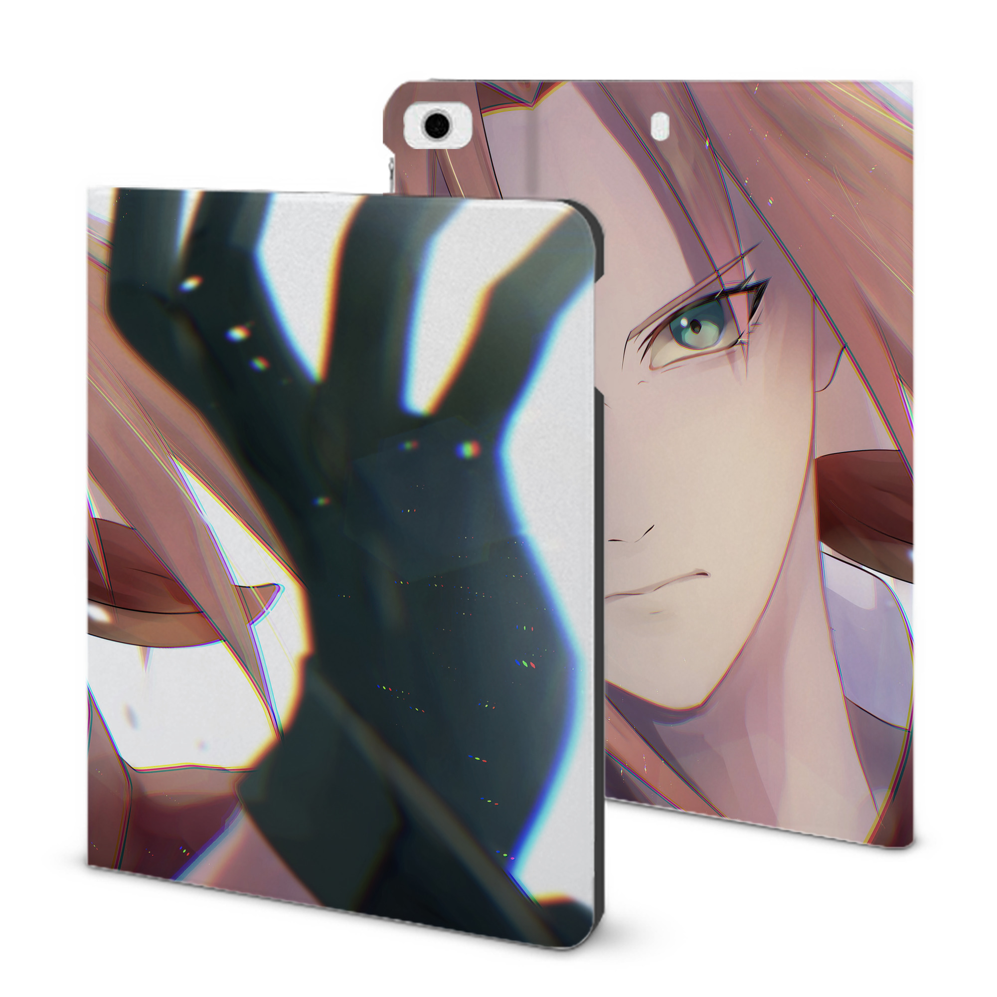 （画像用） NARUTO -ナルト- NARUTO -ナルト- 疾風伝 IPad ケース ブック型 PUレザー TPU 耐衝撃 軽量 薄型 ペン収納なし 全面保護 IPad 各モデル対応